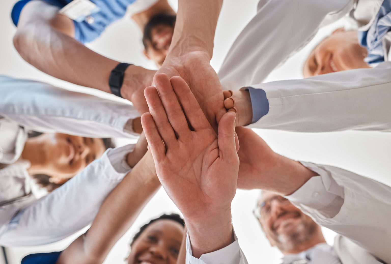 hands-doctor-and-teamwork-in-hospital-for-motivat-2022-12-10-00-22-22-utc - Kabat, Schertzer, De La Torre, Taraboulos & Co.